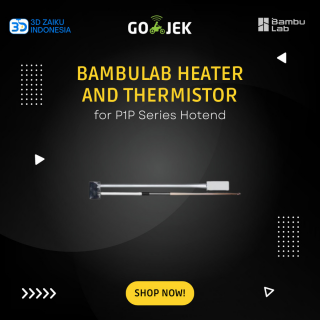 Original Bambulab Heater and Thermistor for P1P Series Hotend